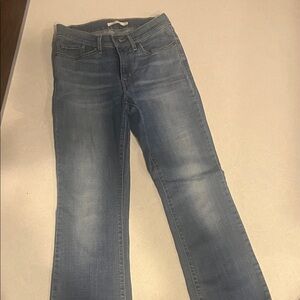 Signature by Levi Strauss Medium Blue Straight Leg Jeans